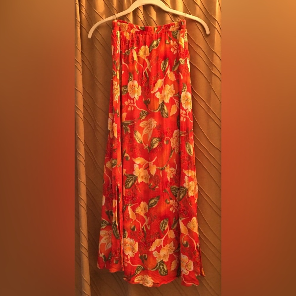 Rayon Tropical Maxi Skirt - Picture 5 of 6